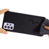 Samsung Galaxy A73 (5G) Liquid Silikone Bagside Cover - Sort