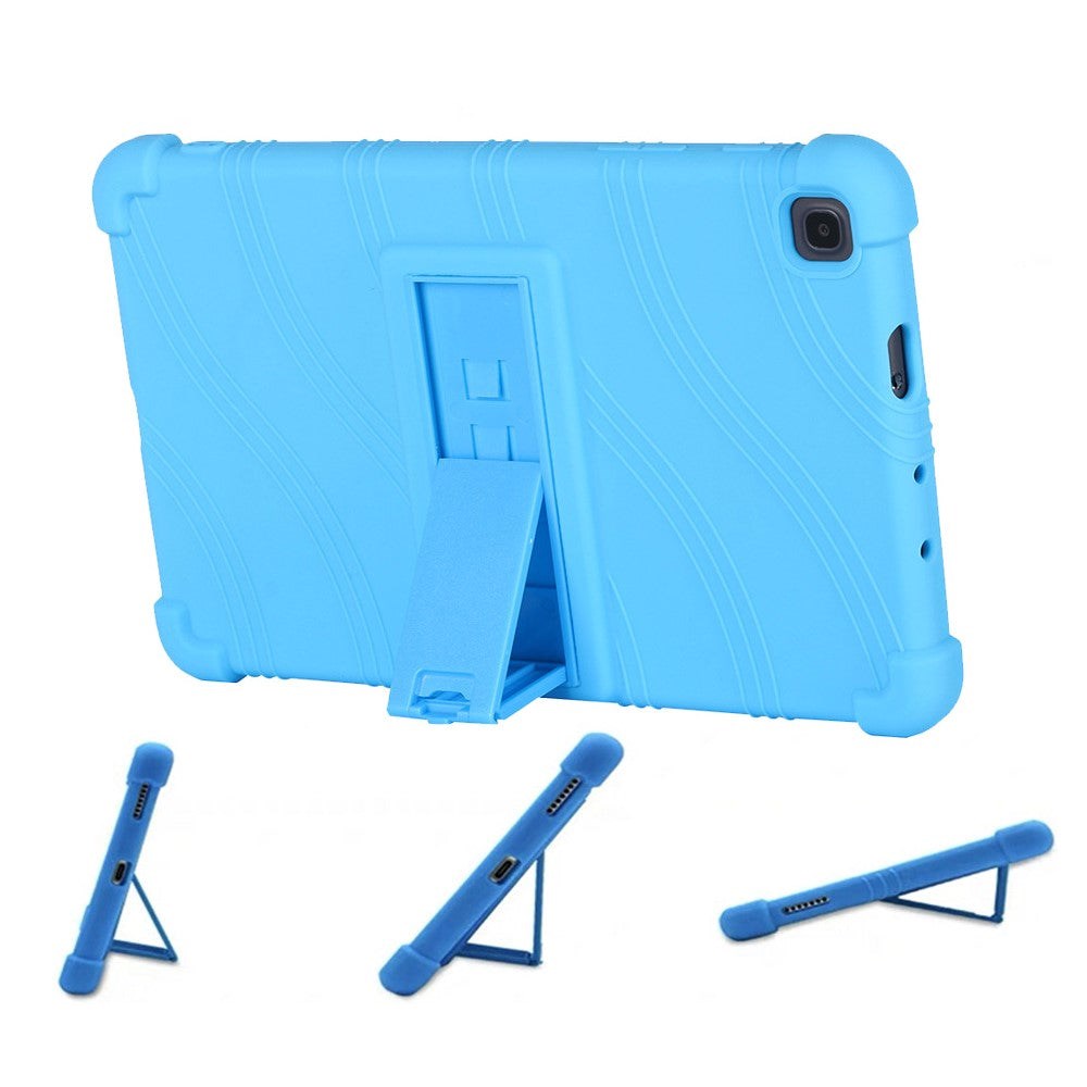 Samsung Galaxy Tab A 8.4 (2020) Silikone Cover m. Ståfunktion - Blå