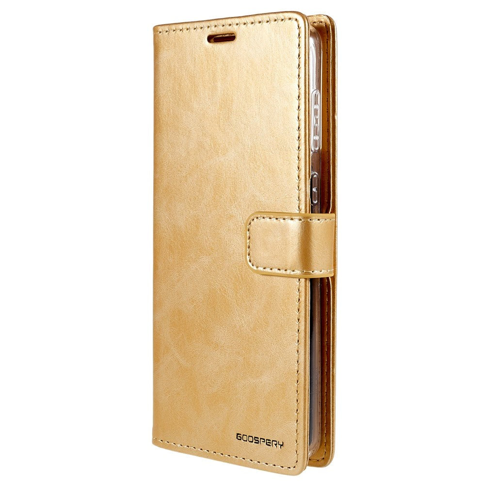 GOOSPERY Blue Moon Samsung Galaxy A73 (5G) Læder Cover m. Pung - Guld