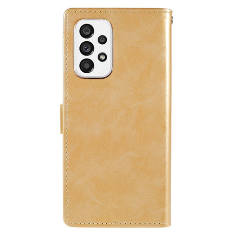 GOOSPERY Blue Moon Samsung Galaxy A73 (5G) Læder Cover m. Pung - Guld