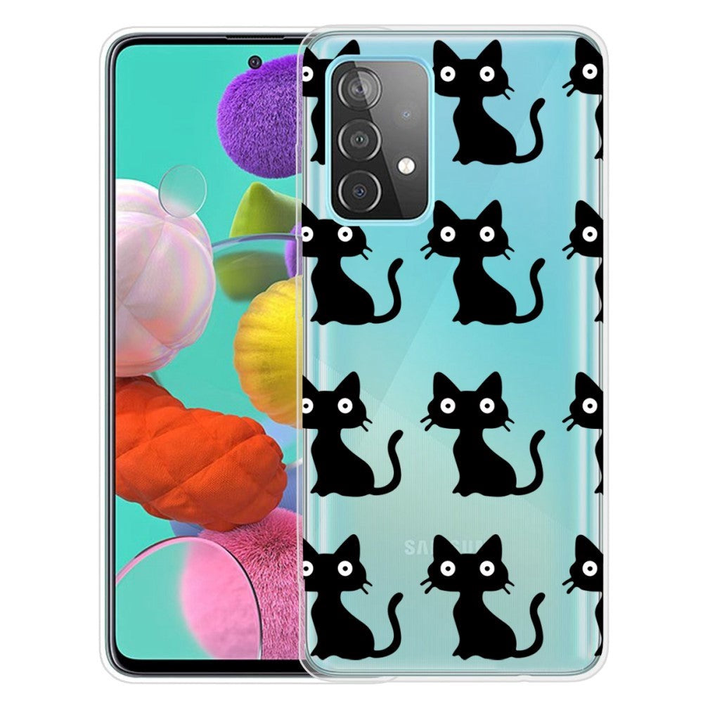 Samsung Galaxy A23 / A23 (5G) Fleksibelt Cover i TPU Plast - Kat