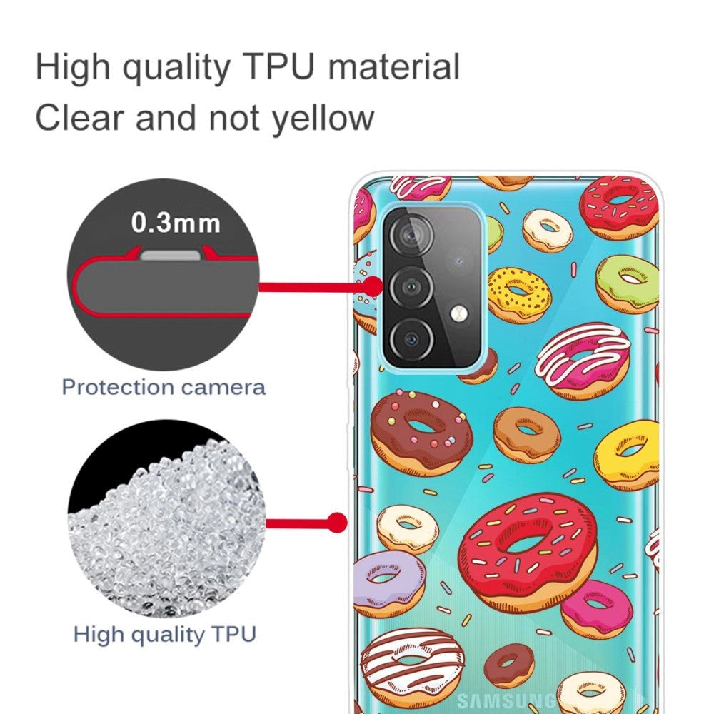 Samsung Galaxy A23 / A23 (5G) Fleksibelt Cover i TPU Plast - Donut