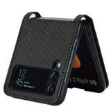Samsung Galaxy Z Flip3 (5G) - EIDERWOOD Kunstlæder Cover m. Kortholder - Sort