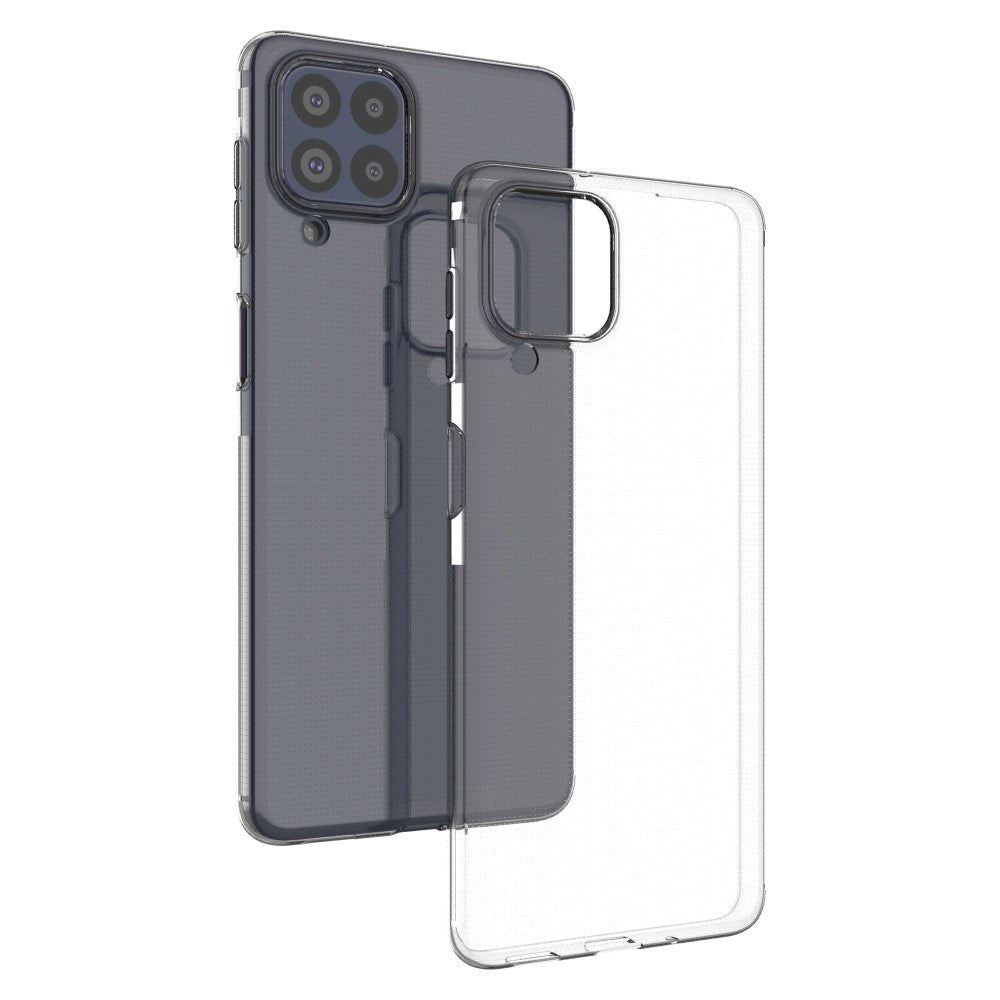 Samsung Galaxy M53 (5G) Fleksibelt Plastik Bagside Cover - Gennemsigtig