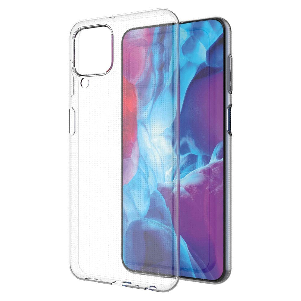 Samsung Galaxy M33 Fleksibelt Plastik Bagside Cover - Gennemsigtig