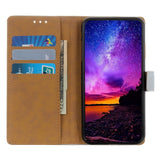 Samsung Galaxy M33 Læder Flip Cover m. Pung & Kickstand - Sort