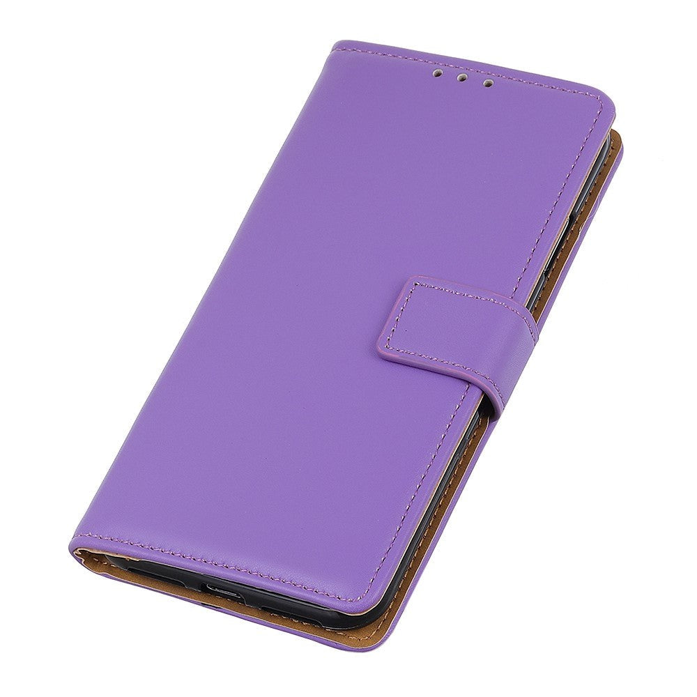 Samsung Galaxy M33 Læder Flip Cover m. Pung & Kickstand - Lilla