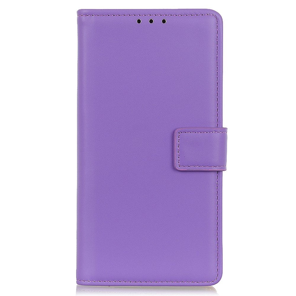 Samsung Galaxy M33 Læder Flip Cover m. Pung & Kickstand - Lilla