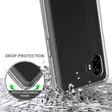 Samsung Galaxy Xcover 6 Pro Shock-Proof Hybrid Plastik Bagside Cover - Gennemsigtig