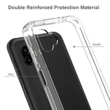 Samsung Galaxy Xcover 6 Pro Acrylic Hybrid Bumper Bagside Cover - Gennemsigtig