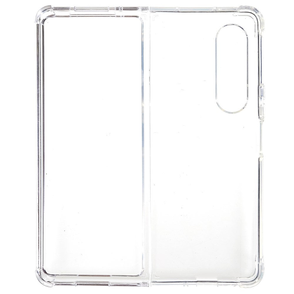 Samsung Galaxy Z Fold3 (5G) - EIDERWOOD Plastik Cover m. Stødabsorberende Hjørner - Gennemsigtig