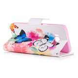 Samsung Galaxy S8 Butterflies & Flowers Etui m. Pung