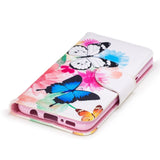 Samsung Galaxy S8 Butterflies & Flowers Etui m. Pung