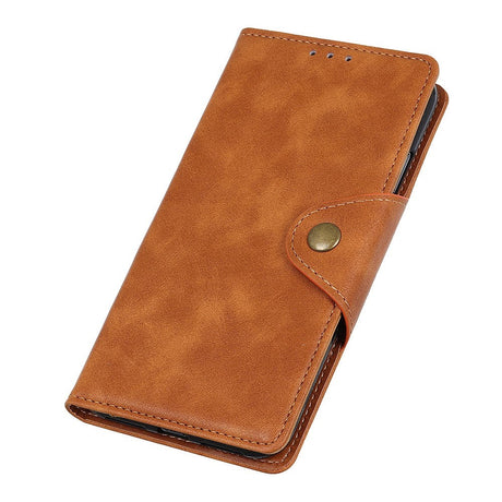 Sony Xperia L4 Retro Læder Cover m. Kortholder - Brun