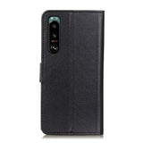 EIDERWOOD Sony Xperia 5 III Læder Flip Cover m. Pung - Sort