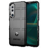 EIDERWOOD Sony Xperia 5 III Rugged Shield Series Håndværker Bagside Cover - Sort