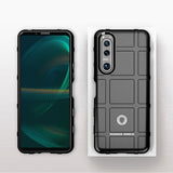 EIDERWOOD Sony Xperia 5 III Rugged Shield Series Håndværker Bagside Cover - Sort