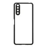 Sony Xperia 10 III Magnetisk Metal Cover m. Glas Forside & Bagside - Sort