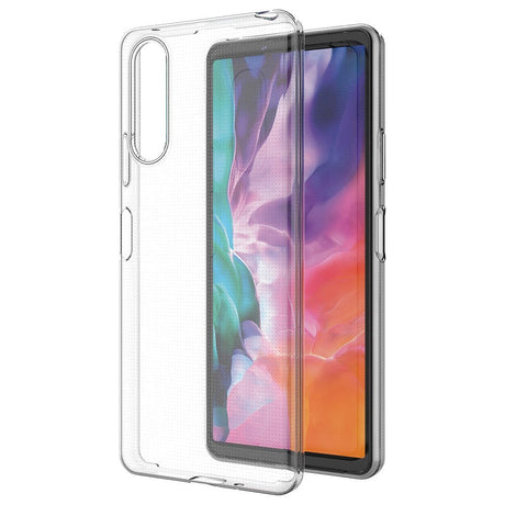 Sony Xperia 10 IV Fleksibelt Plastik Bagside Cover - Gennemsigtig