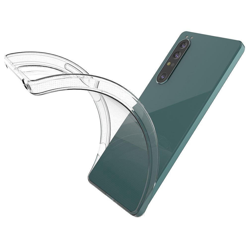 Sony Xperia 1 IV Ultra Thin Plastik Bagside Cover - Gennemsigtig