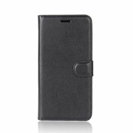 Huawei Mate 10 Lite PU læder Flipcover m. Kortholder - Sort