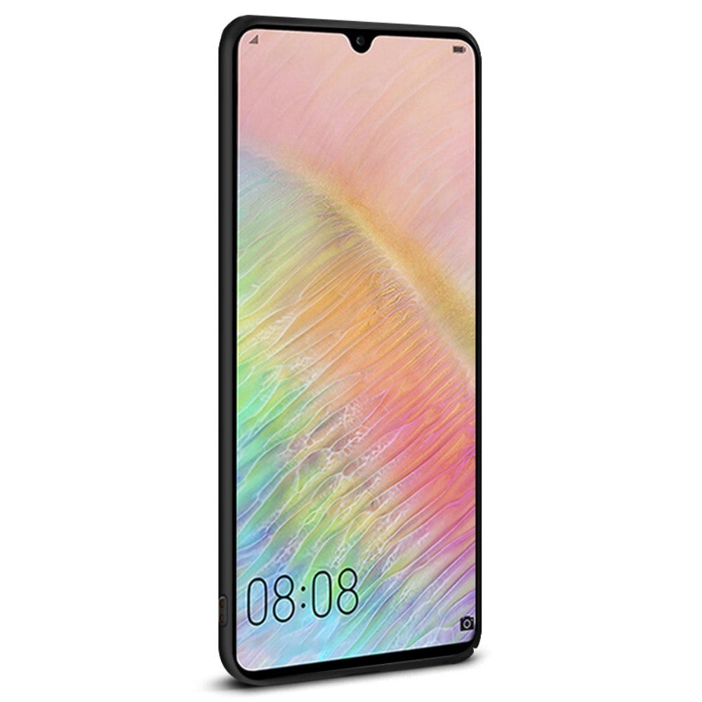 Huawei Mate 20 X IMAK Plastik Cover + Beskyttelsesfilm Sort