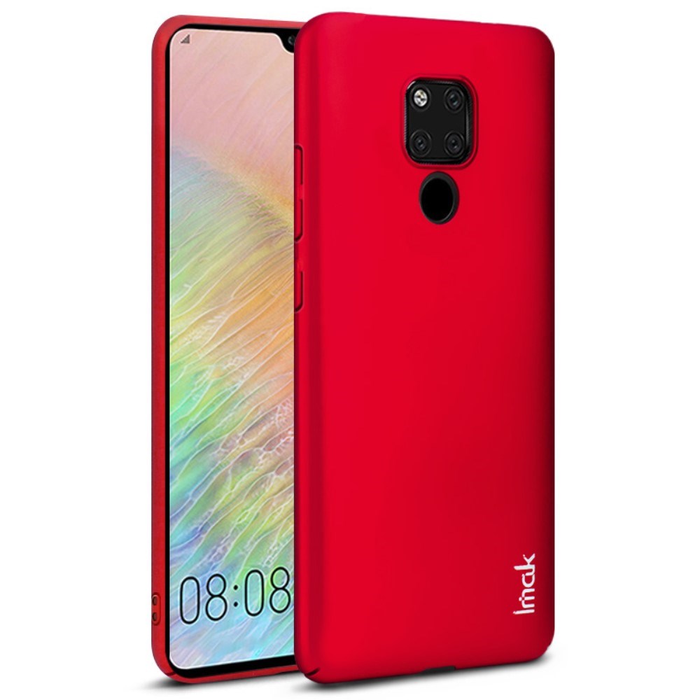 Huawei Mate 20 X IMAK Plastik Cover + Beskyttelsesfilm Rød