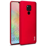 Huawei Mate 20 X IMAK Plastik Cover + Beskyttelsesfilm Rød