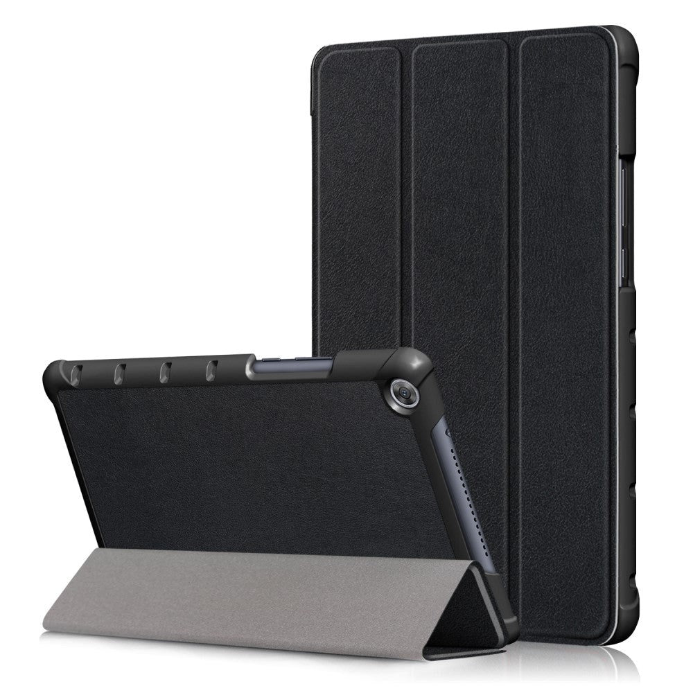 Huawei MediaPad M5 Lite 8 Tri-Fold Læder Cover Sort