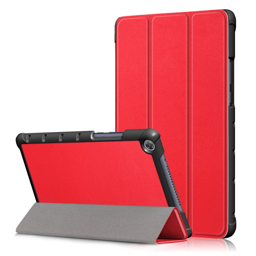 Huawei MediaPad M5 Lite 8 Tri-Fold Læder Cover Rød