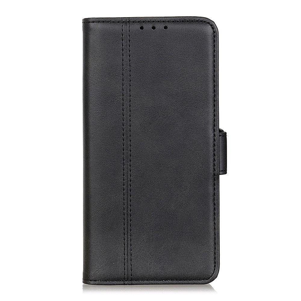 Huawei P40 Business Look Læder Cover m. Pung - Sort