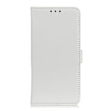 Huawei P40 Lite E Litchi Læder Cover m. Pung - Hvid