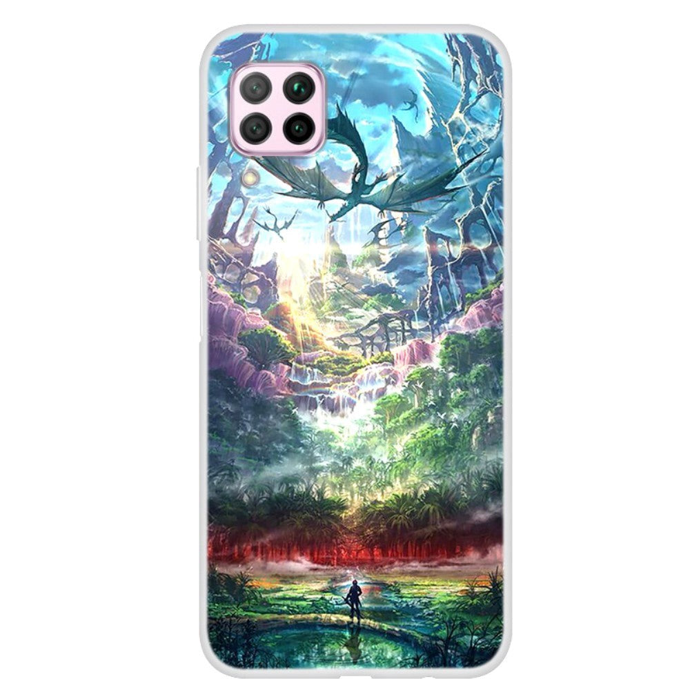 Huawei P40 Lite Fleksibelt Plastik Cover - Eventyr