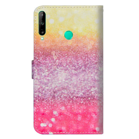 Huawei P40 Lite E Light Spot Læder Cover m. Pung & Strop - Ombre