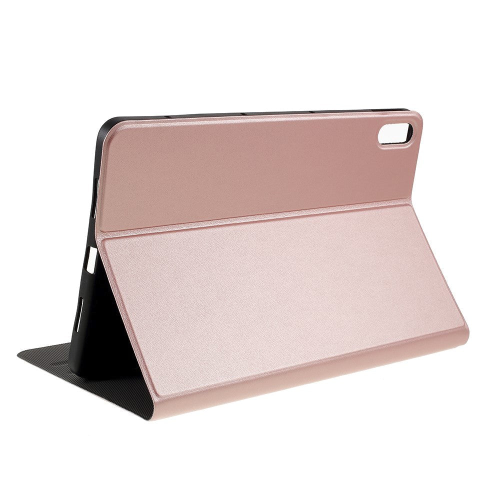 Huawei MatePad 10.4 Læder Flip Cover m. Stand - Rose Gold