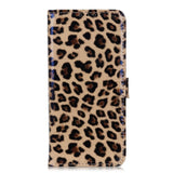 Huawei Honor 9X Lite Blankt Læder Cover m. Pung Leopard