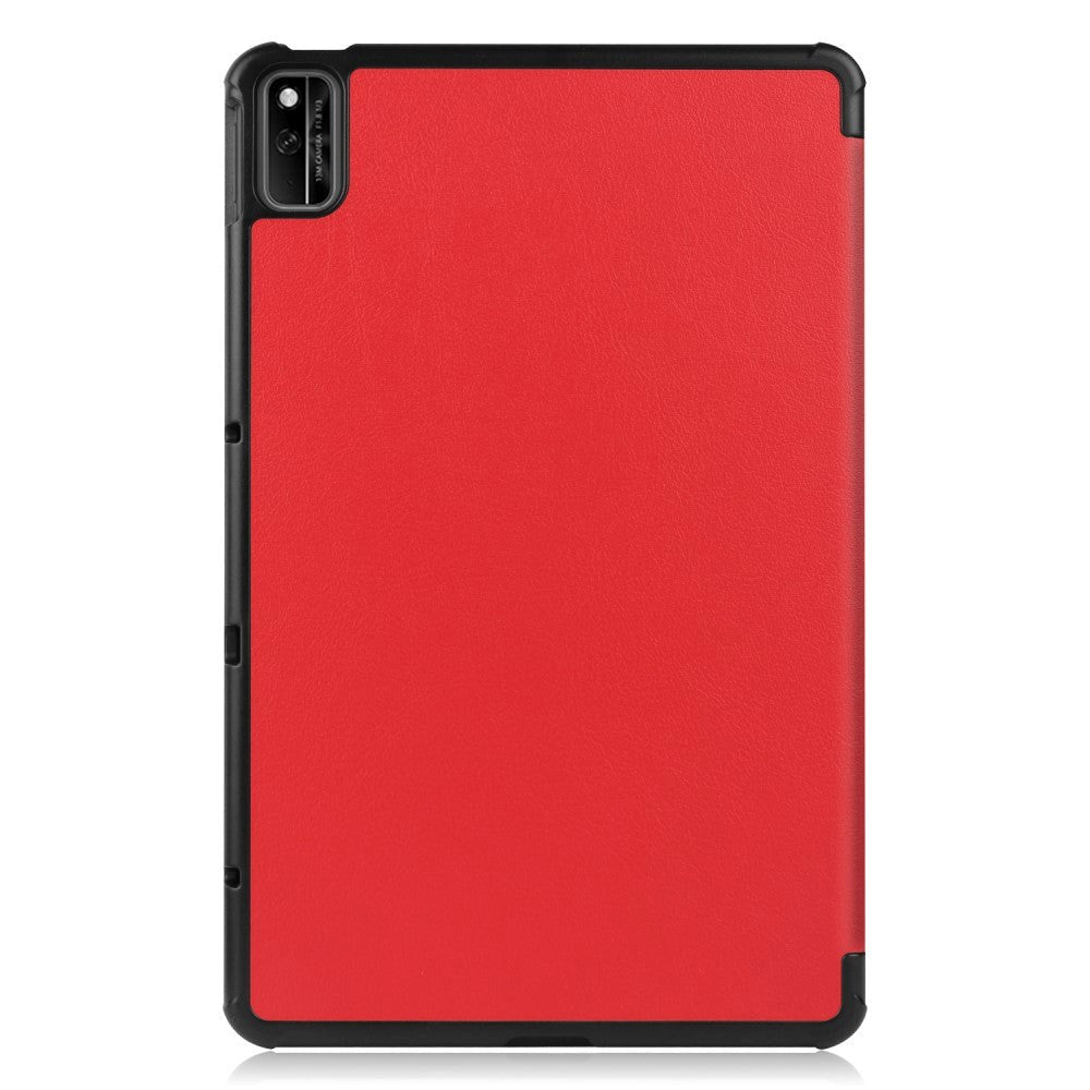 Huawei MatePad 10.4 Tri-Fold Flip Læder Cover - Rød