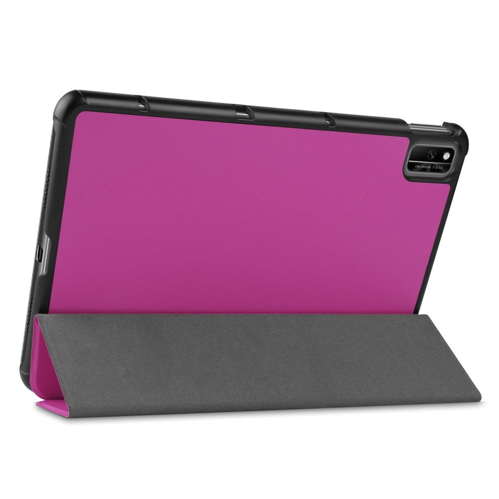 Huawei MatePad 10.4 Tri-Fold Flip Læder Cover - Lilla