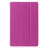 Huawei MatePad 10.4 Tri-Fold Flip Læder Cover - Lilla