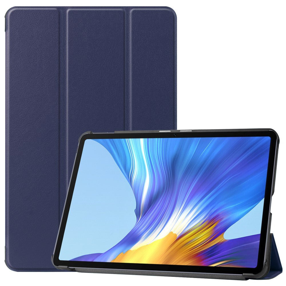 Huawei MatePad 10.4 Tri-Fold Flip Læder Cover - Blå