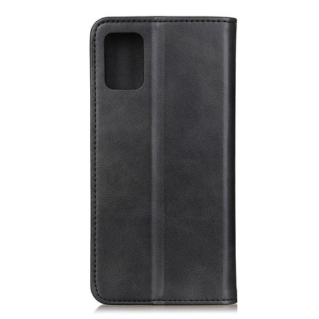 Huawei P Smart (2021) Moderne Læder Flip Cover m. Pung - Sort