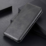 Huawei P Smart (2021) Moderne Læder Flip Cover m. Pung - Sort