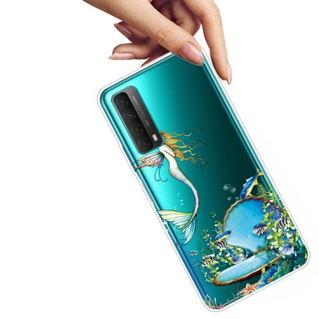 Huawei P Smart (2021) Gennemsigtigt Plastik Cover m. Havfrue