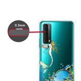 Huawei P Smart (2021) Gennemsigtigt Plastik Cover m. Havfrue