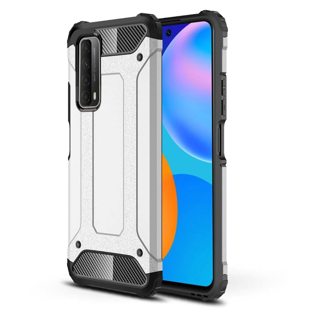 Huawei P Smart (2021) Armor Guard Håndværker Cover - Sølv