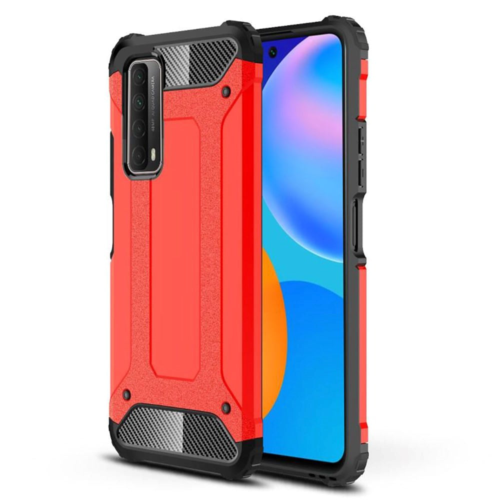 Huawei P Smart (2021) Armor Guard Håndværker Cover - Rød