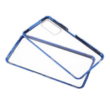 Huawei P Smart 2021 Magnetisk Cover m. Glas Forside & Bagside - Blå