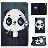 Huawei MatePad 10.4" Flip Cover m. Ståfunktion & Kortholder - Panda m. Bambus