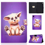 Huawei MatePad T10 / T10s Læder Flip Cover m. Stand & Kortholder - Killing