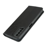 Huawei P Smart 2021 Neutralt Læder Cover m. Pung - Sort